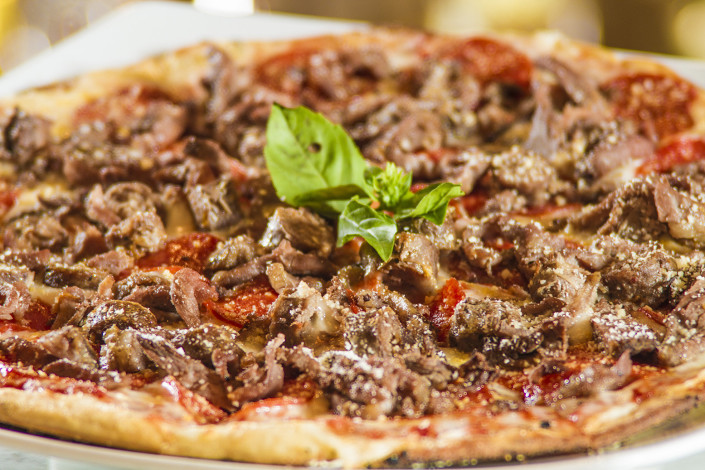Pizza de arrachera