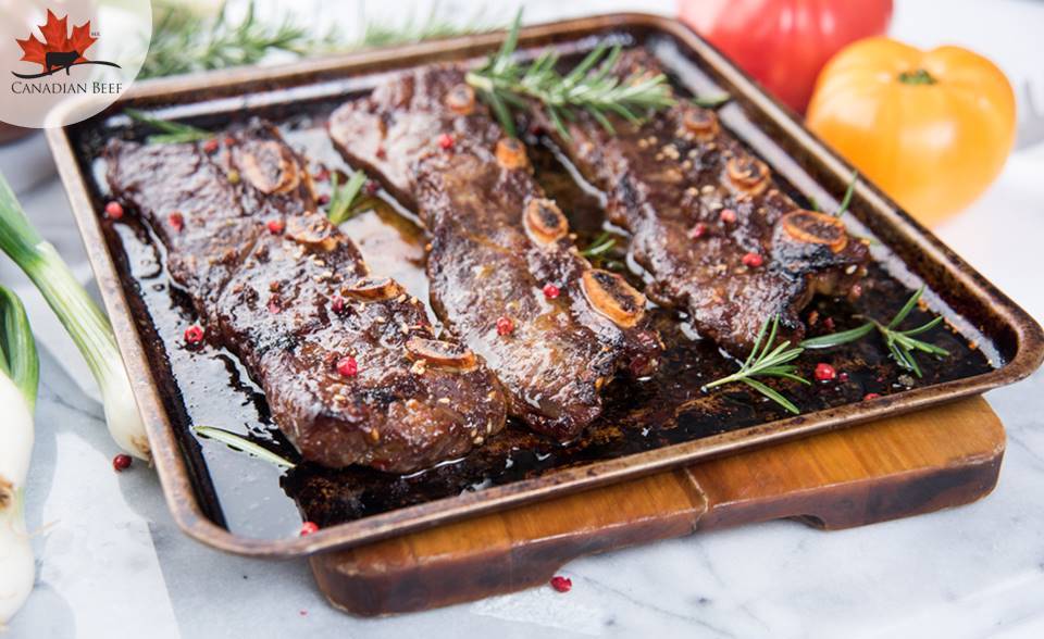 Short Ribs con Salsa Romesco Canadian Beef